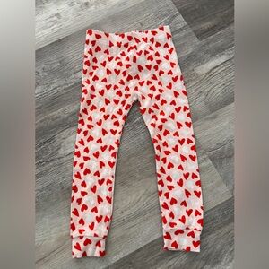 Old Navy Kids Pajama Bottoms with Red Hearts